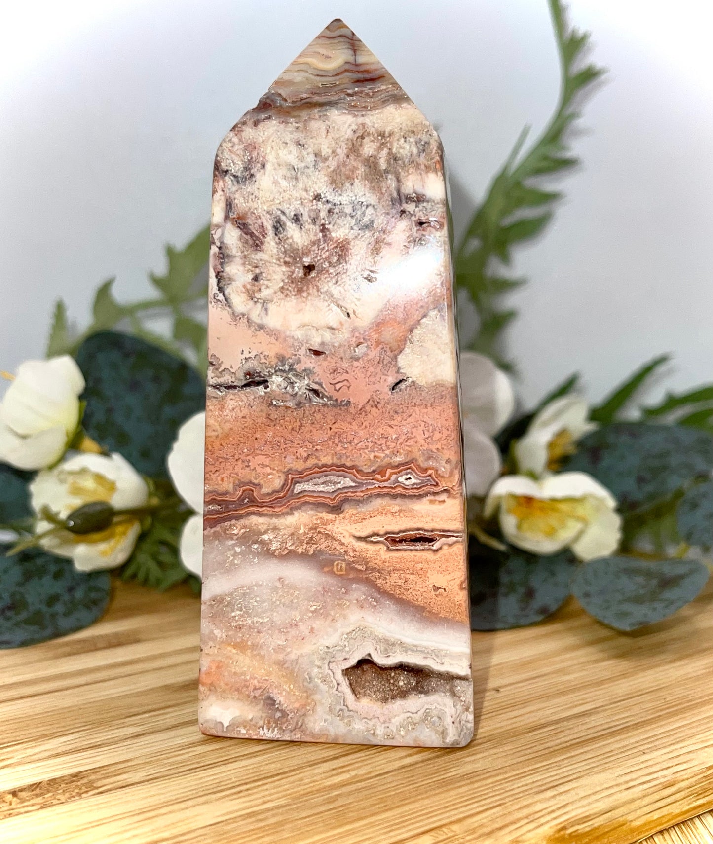 Crazy Lace Agate Tower