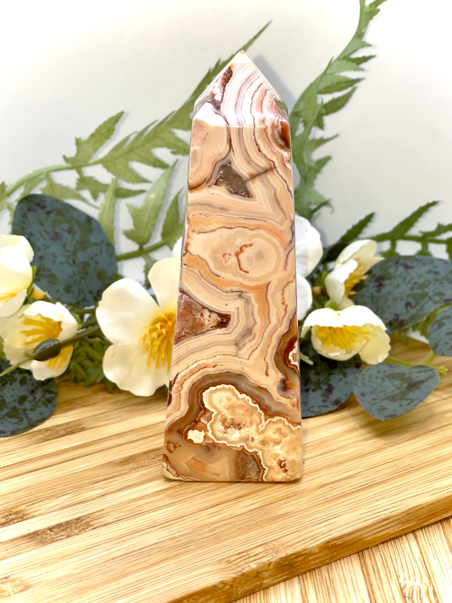 Crazy Lace Agate Tower