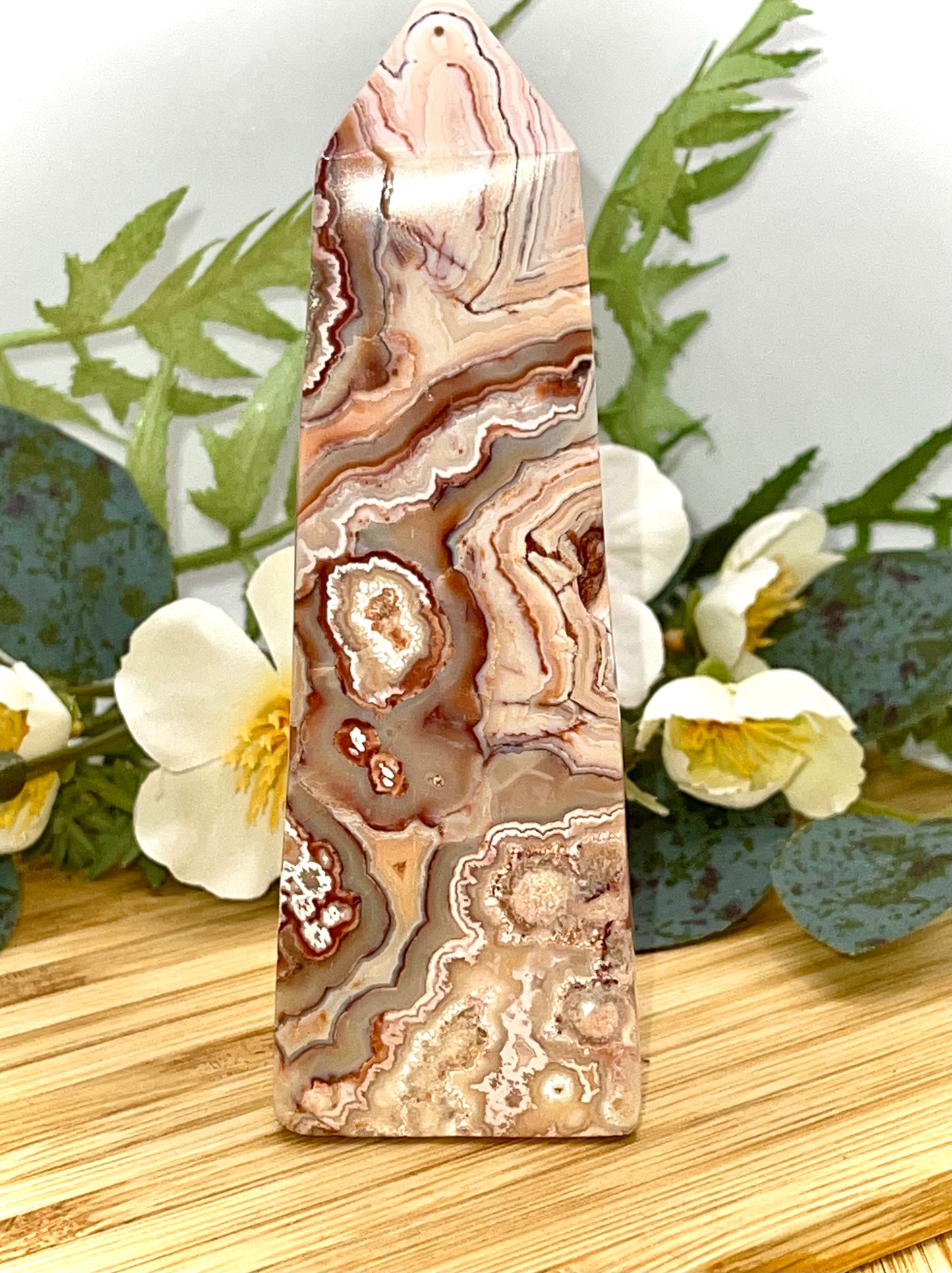 Crazy Lace Agate Tower