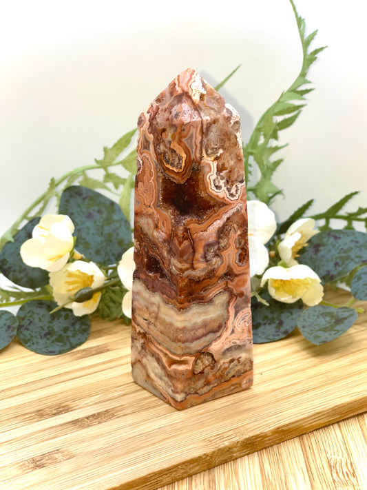 Crazy Lace Agate Tower