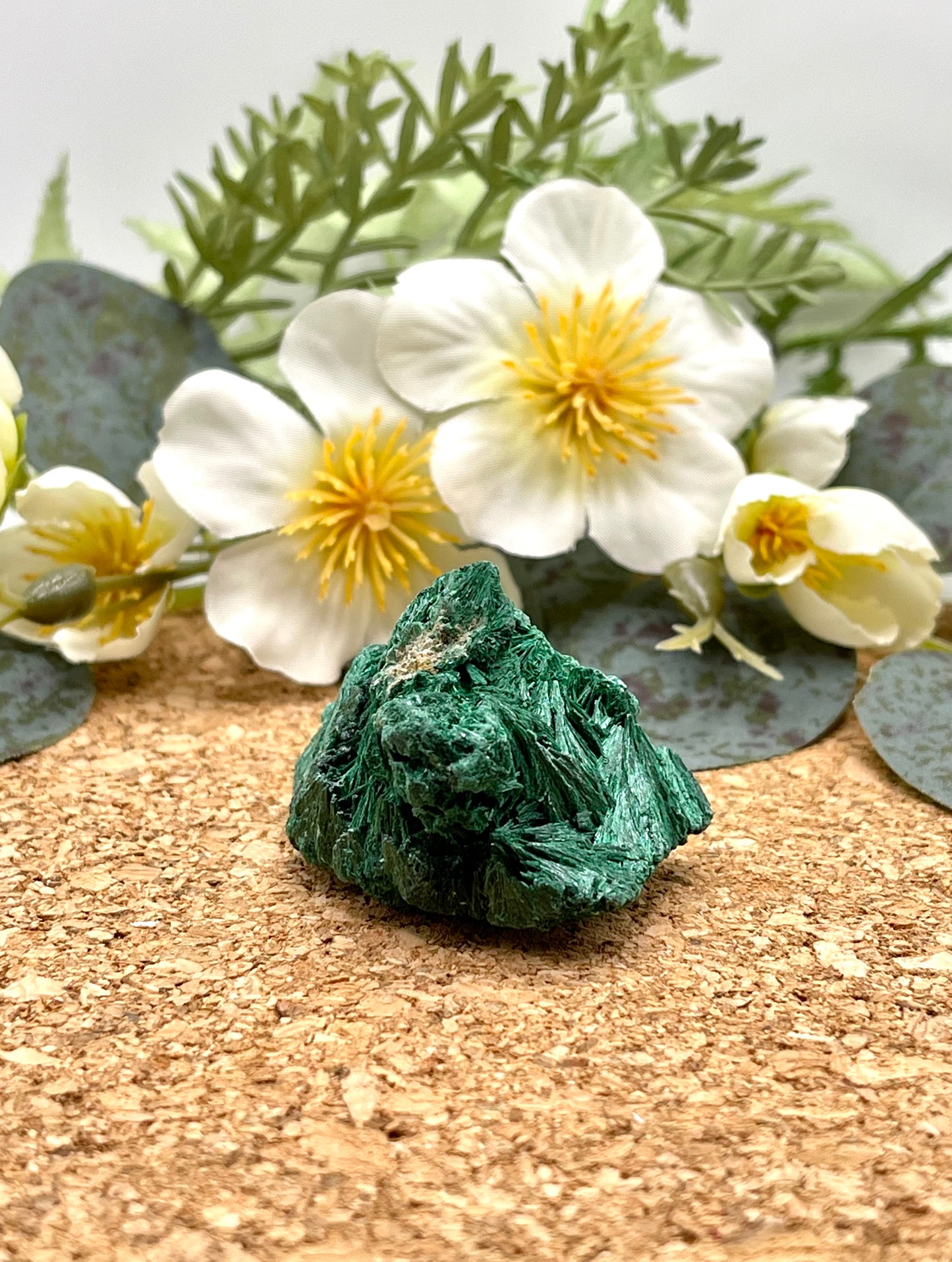 Fibrous Malachite Specimen