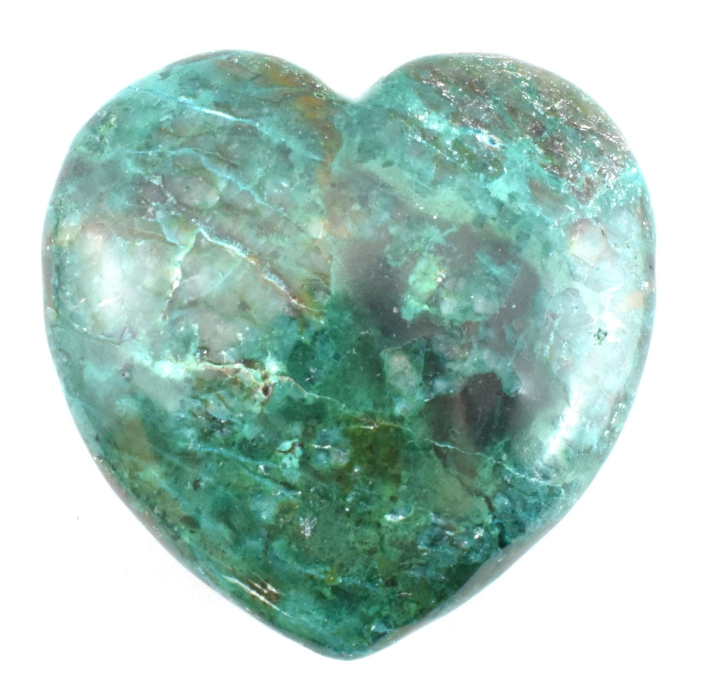 Chrysocolla Heart