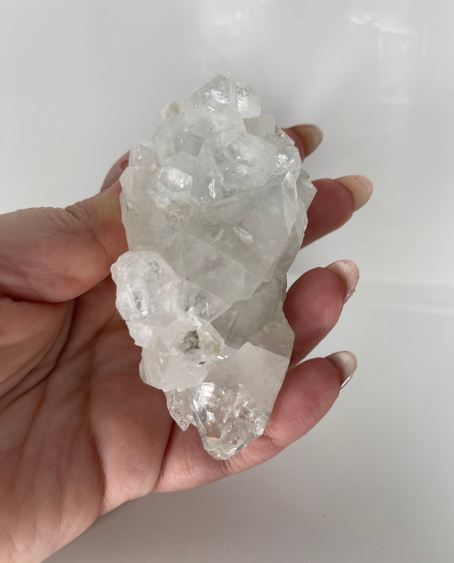 Clear Apophyllite Cluster - 200g Specimen