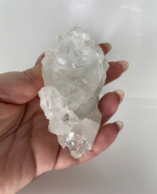 Clear Apophyllite Cluster - 200g Specimen